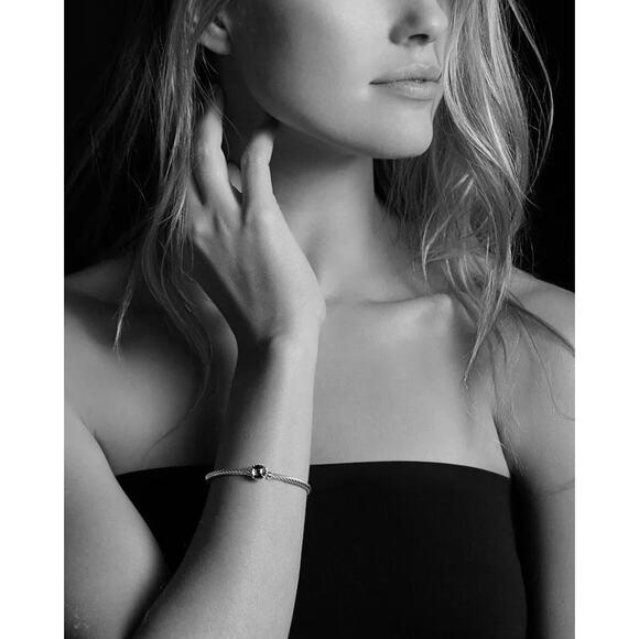 David Yurman Châtelaine Bracelet Lavender Amethyst over Hematine 925 SS – EUC - Picture 3 of 10